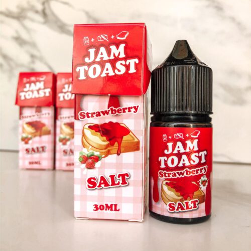 น้ำยาพอดสตอเบอรี่(Jam)Jam toast strawberry saltnic 30ml