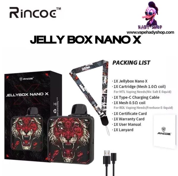 Rincoe Jellybox Nano X 30W 1000MAh 2.8Ml