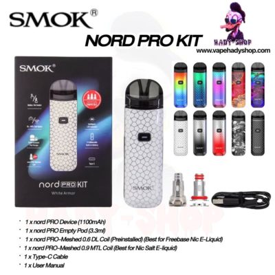 SMOK NORD PRO Pod Kit 25W 1100MAh 3.3Ml