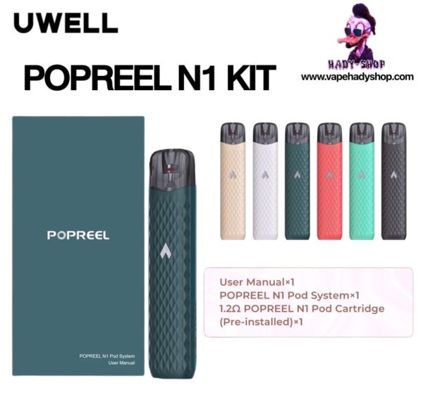 Uwell Popreel N1 Pod Kit 520MAh 10W 2Ml