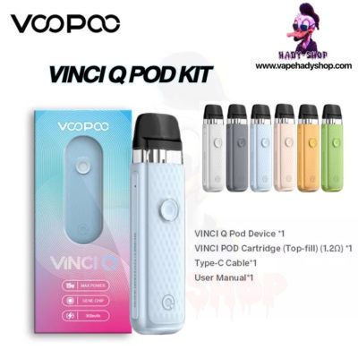 VOOPOO VINCI Q Pod Kit 900mAh Battery 15W