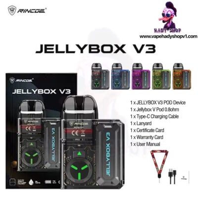 pod,พอด,Rincoe Jellybox V3 16W 1000mAh 3.8ml,jellybox v3